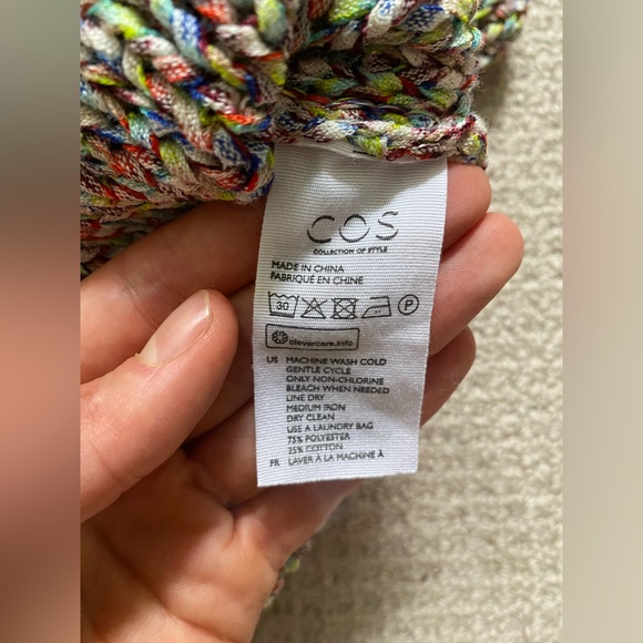 Cos chunky sweater crew neck raglan sleeve - Picture 4 of 5